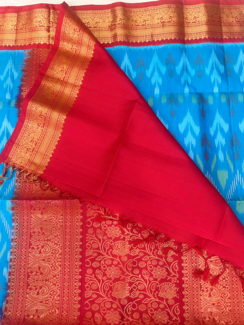 Tanvi handloom softsilk saree - Pochampally design