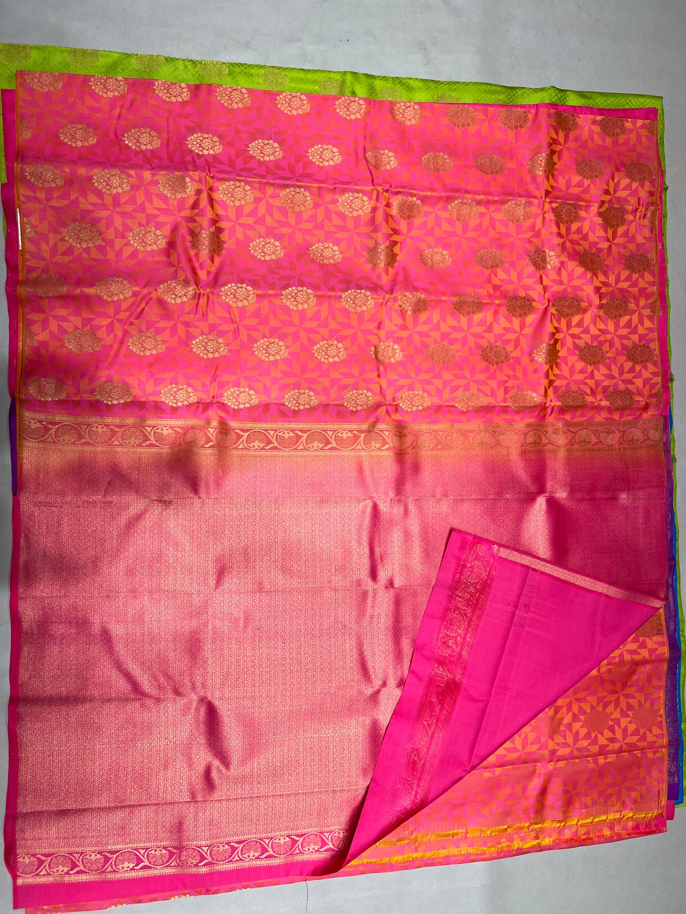 Karni pure mix softsilk saree