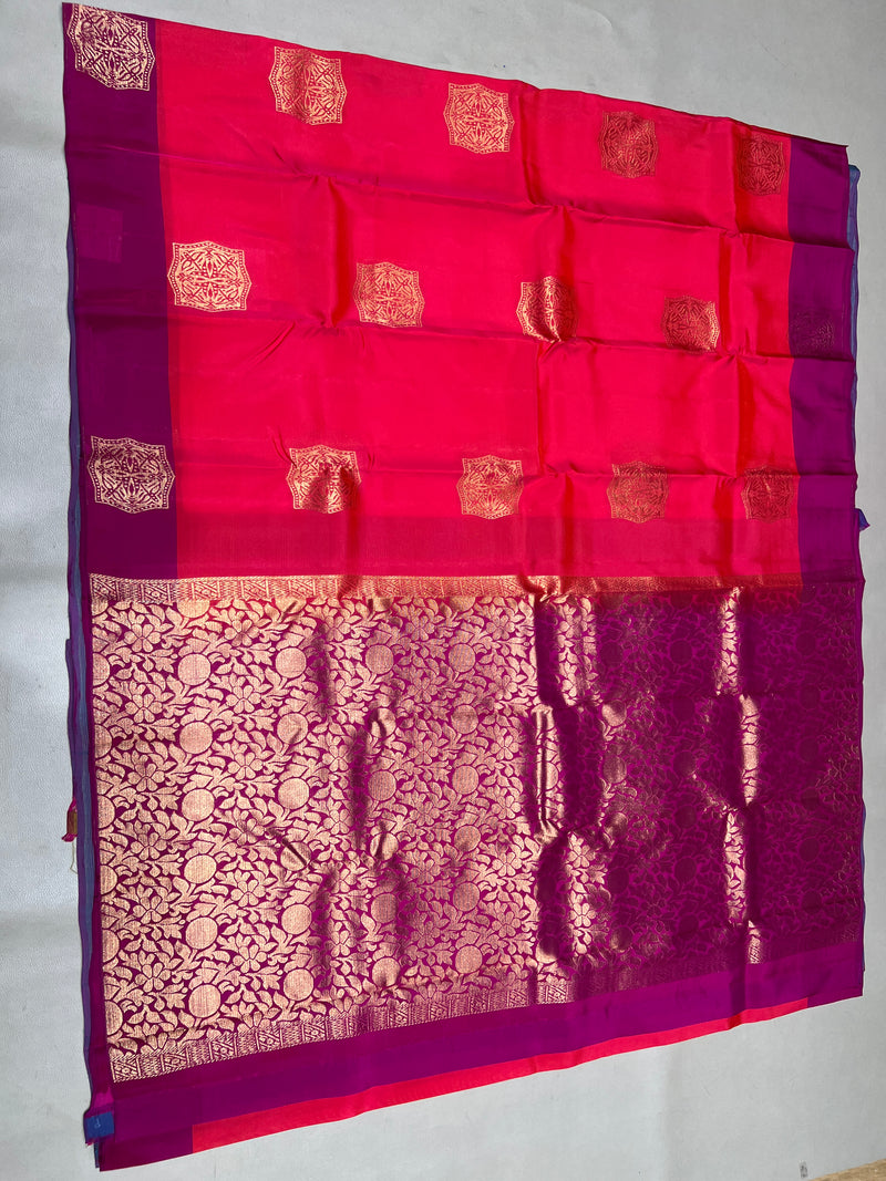 Raksha pure mix softsilk saree