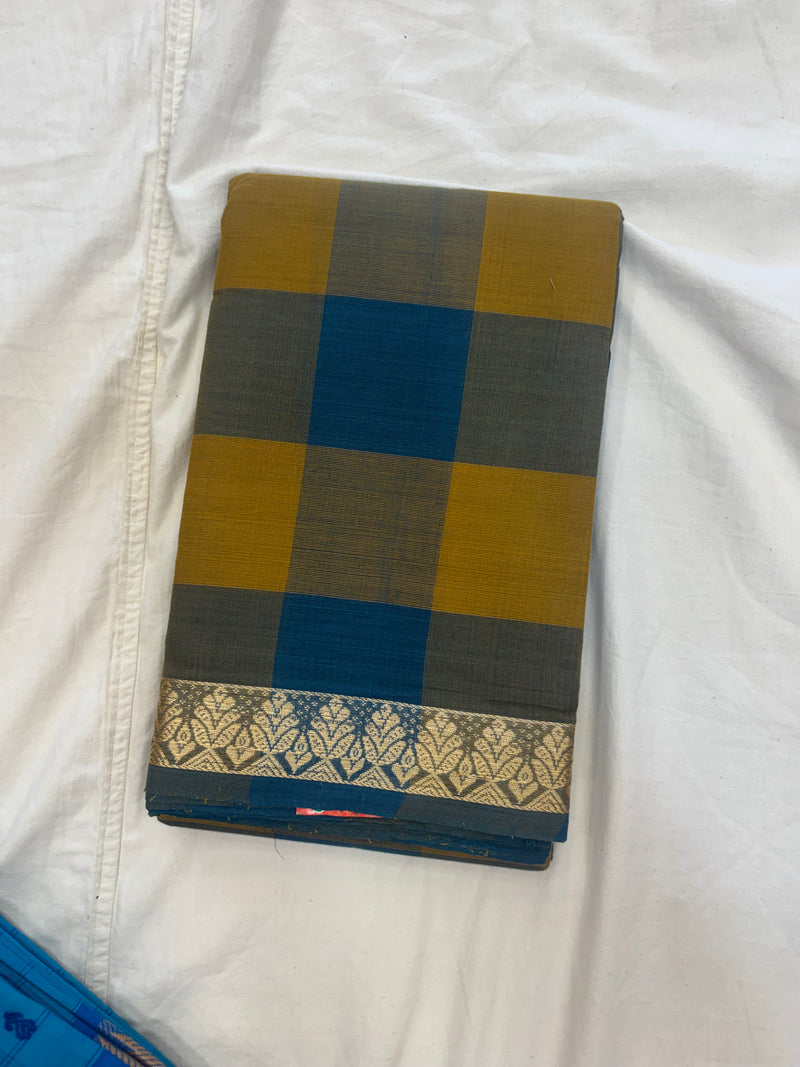 Kumudini chettinad cotton saree- no blouse