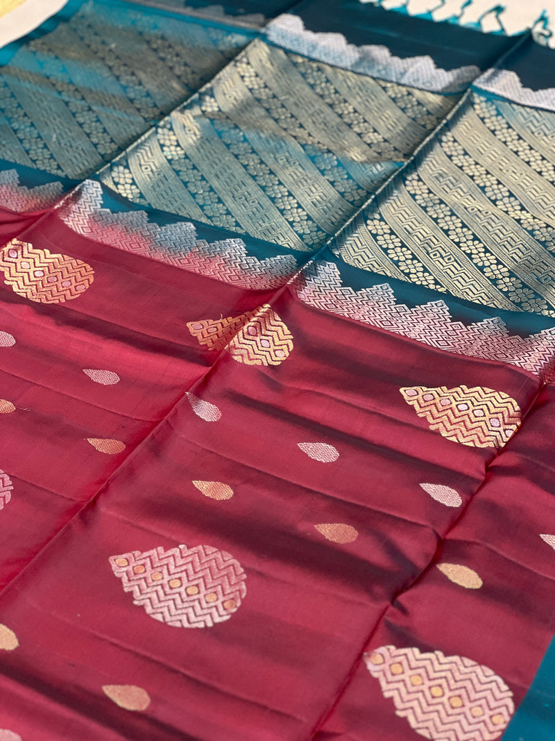 Mrittika handloom softsilk saree - Pure silk saree