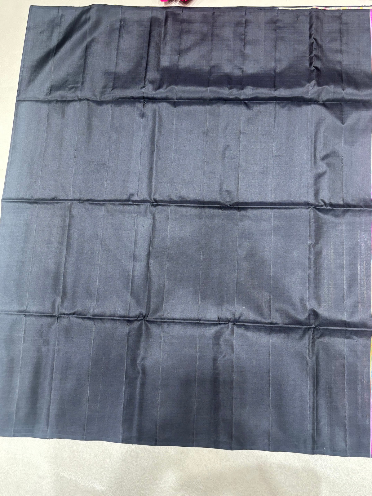 Karunya Black & multicolor handloom softsilk saree - Pure silk saree