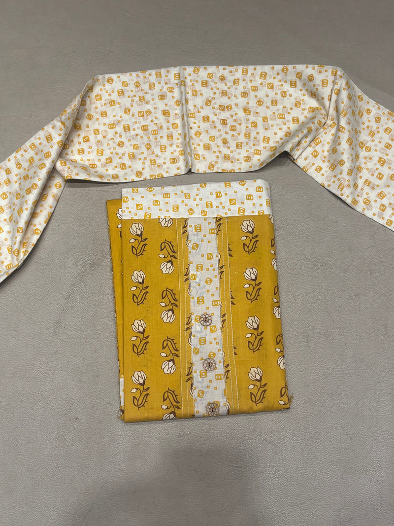 Yamini pure cotton salwar suit material
