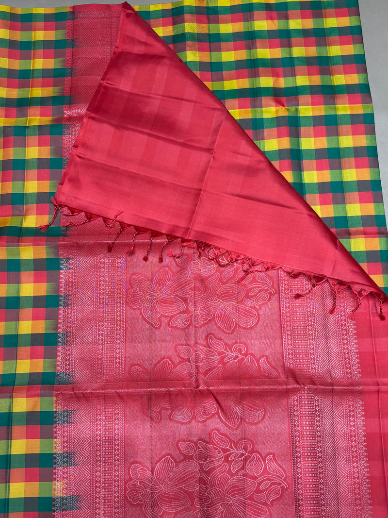 Charika handloom softsilk saree - pure silk saree -GA104