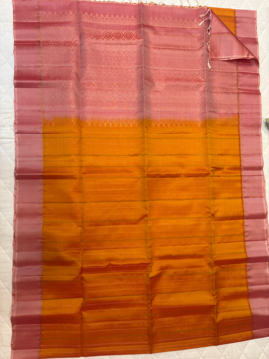 Poonkodi handloom softsilk saree - Pure silk saree-AK1111