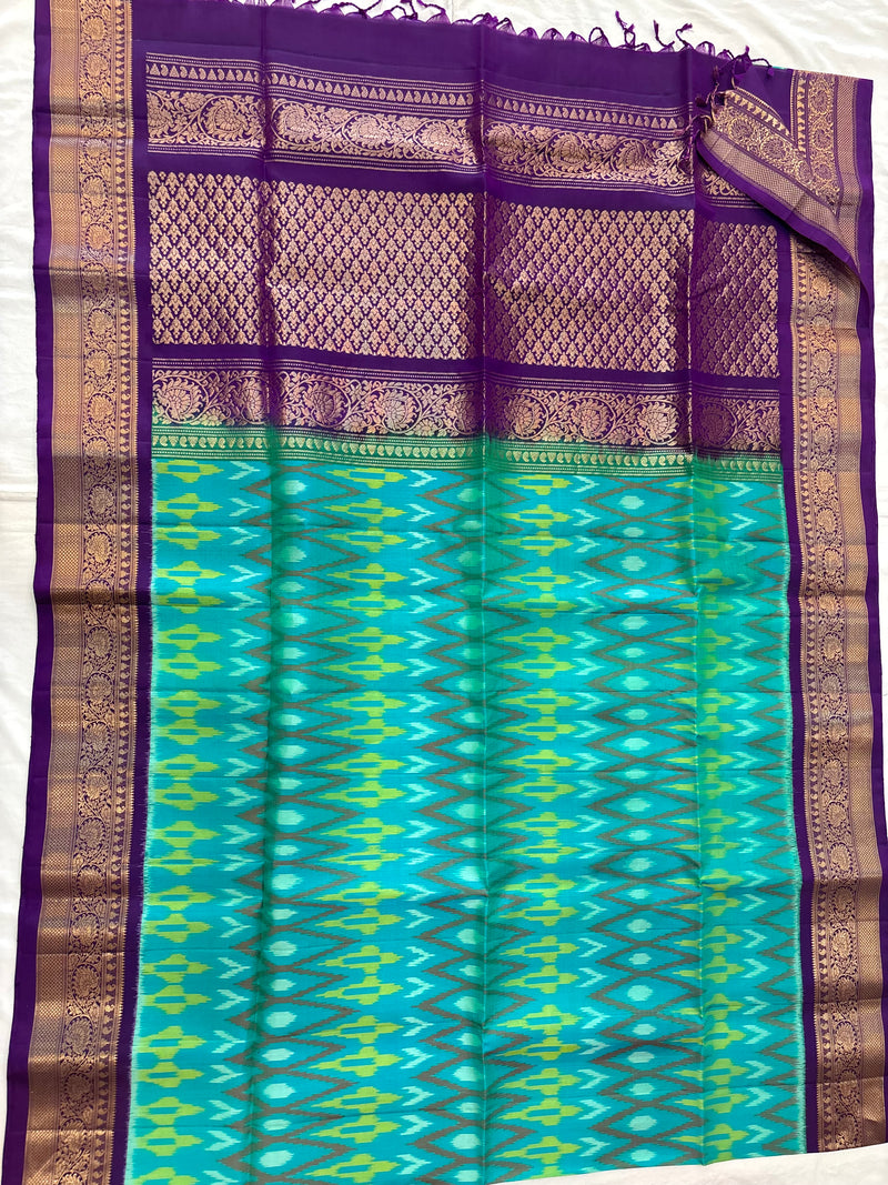 Amala handloom Pochampally Softsilk saree - Pure silk saree
