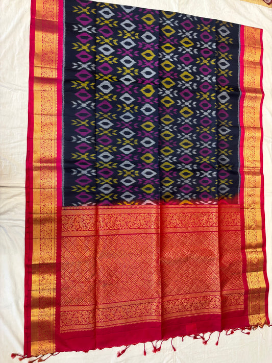 Irava handloom softsilk saree - Pochampally design