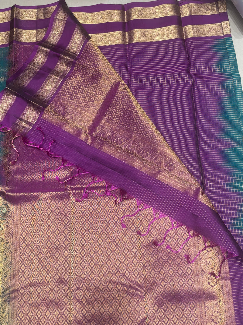 Lavina handloom pure mix softsilk saree