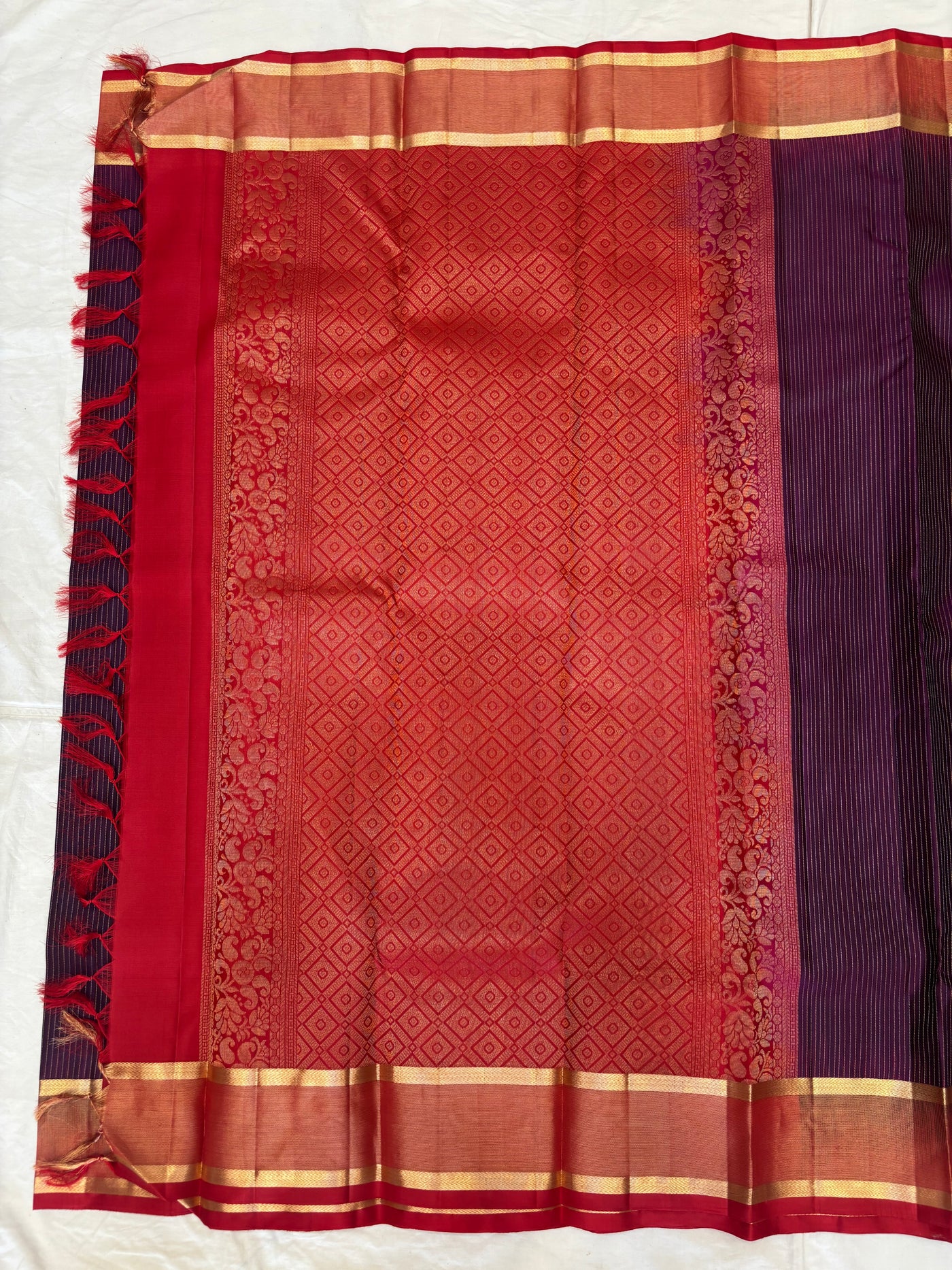 Amrudha handloom softsilk saree - Pure silk saree-AK1109-AV101