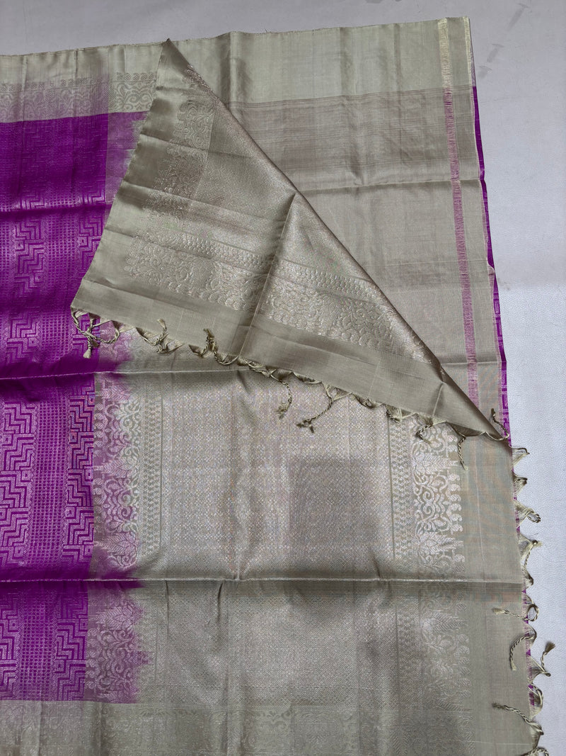 Tavishi handloom softsilk saree - Pure silk sare