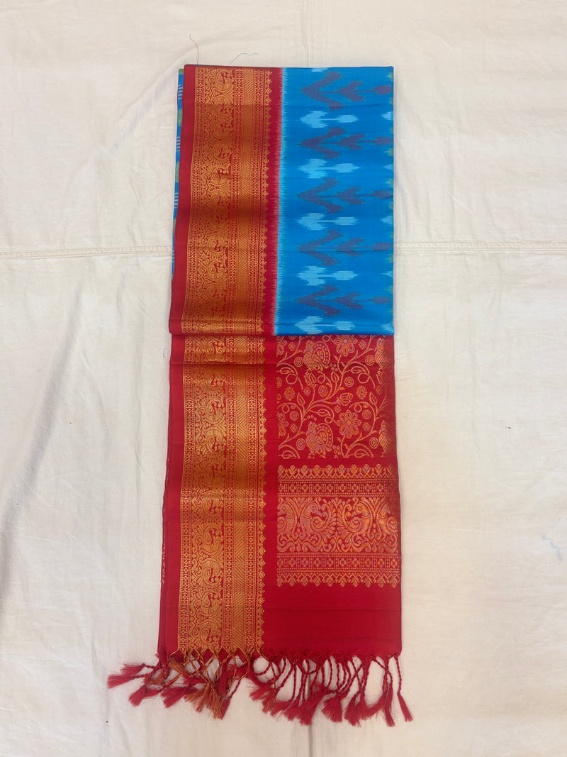 Tanvi handloom softsilk saree - Pochampally design