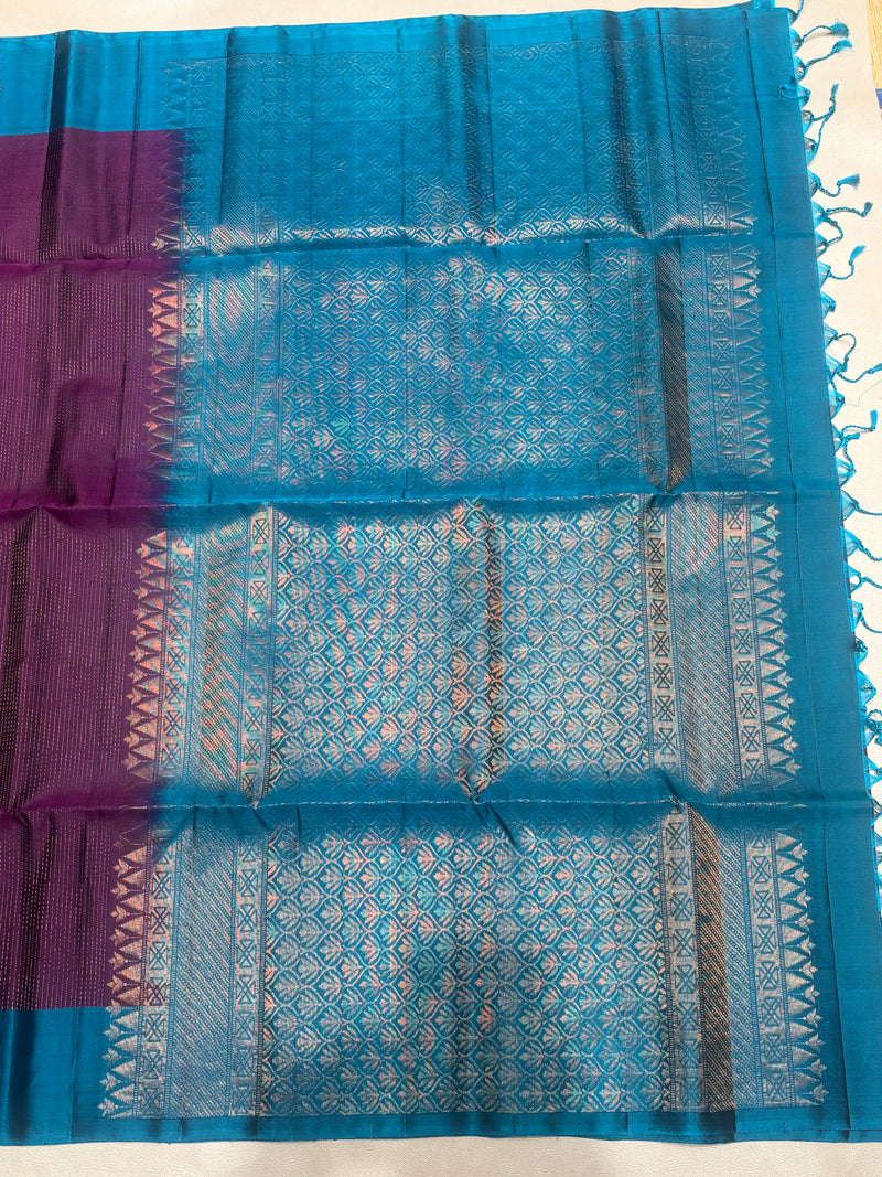 Vasundha vaira oosi handloom softsilk saree - Pure silk saree