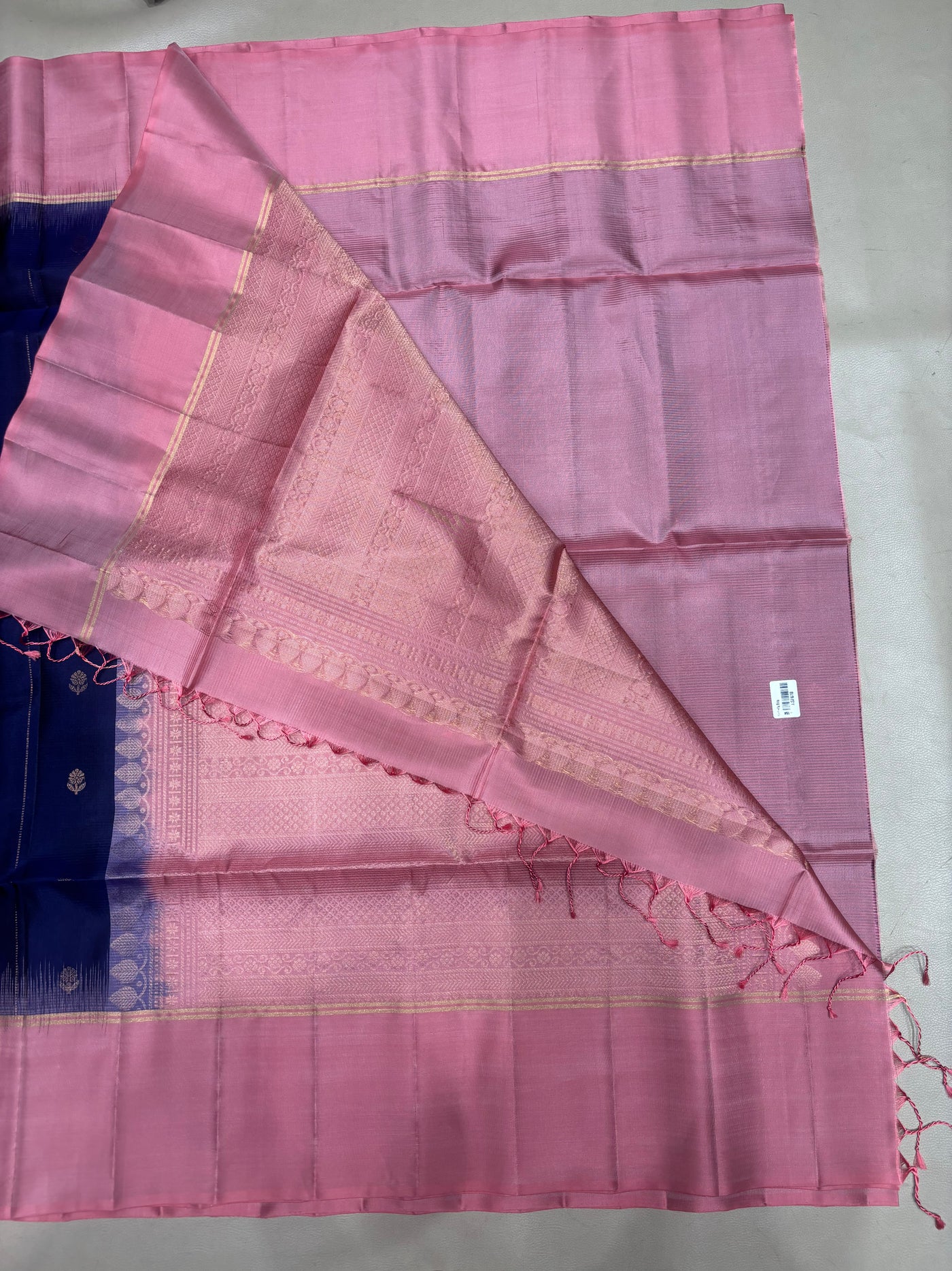 Sharvani handloom softsilk saree - Pure silk saree- contrast color