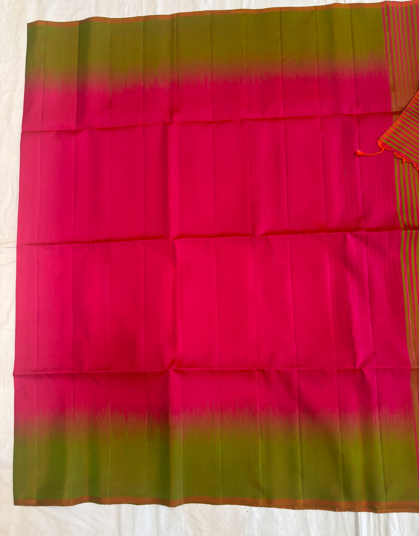 Rukmani pink handloom softsilk saree - Pure silk saree