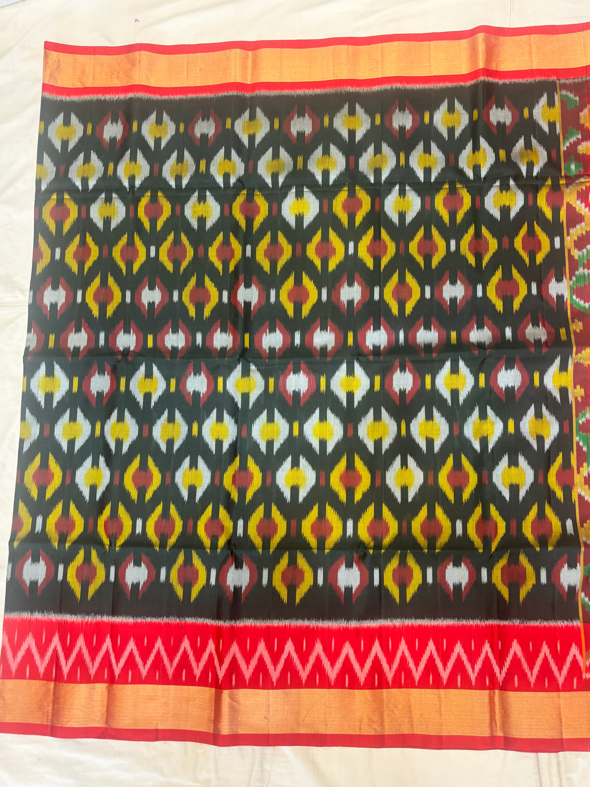 Rishvi handloom softsilk saree - Pochampally design