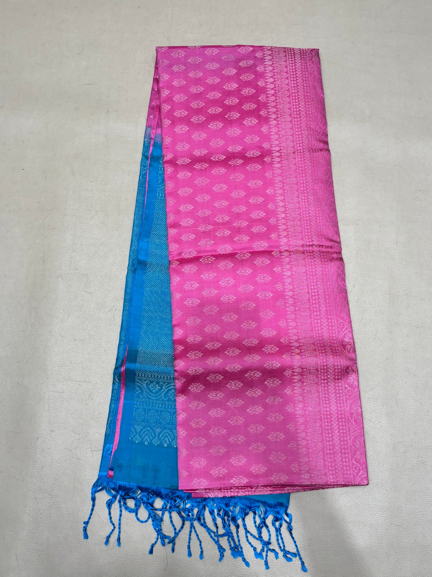 Vairam orchid pink bridal brocade softsilk saree - Pure silk saree