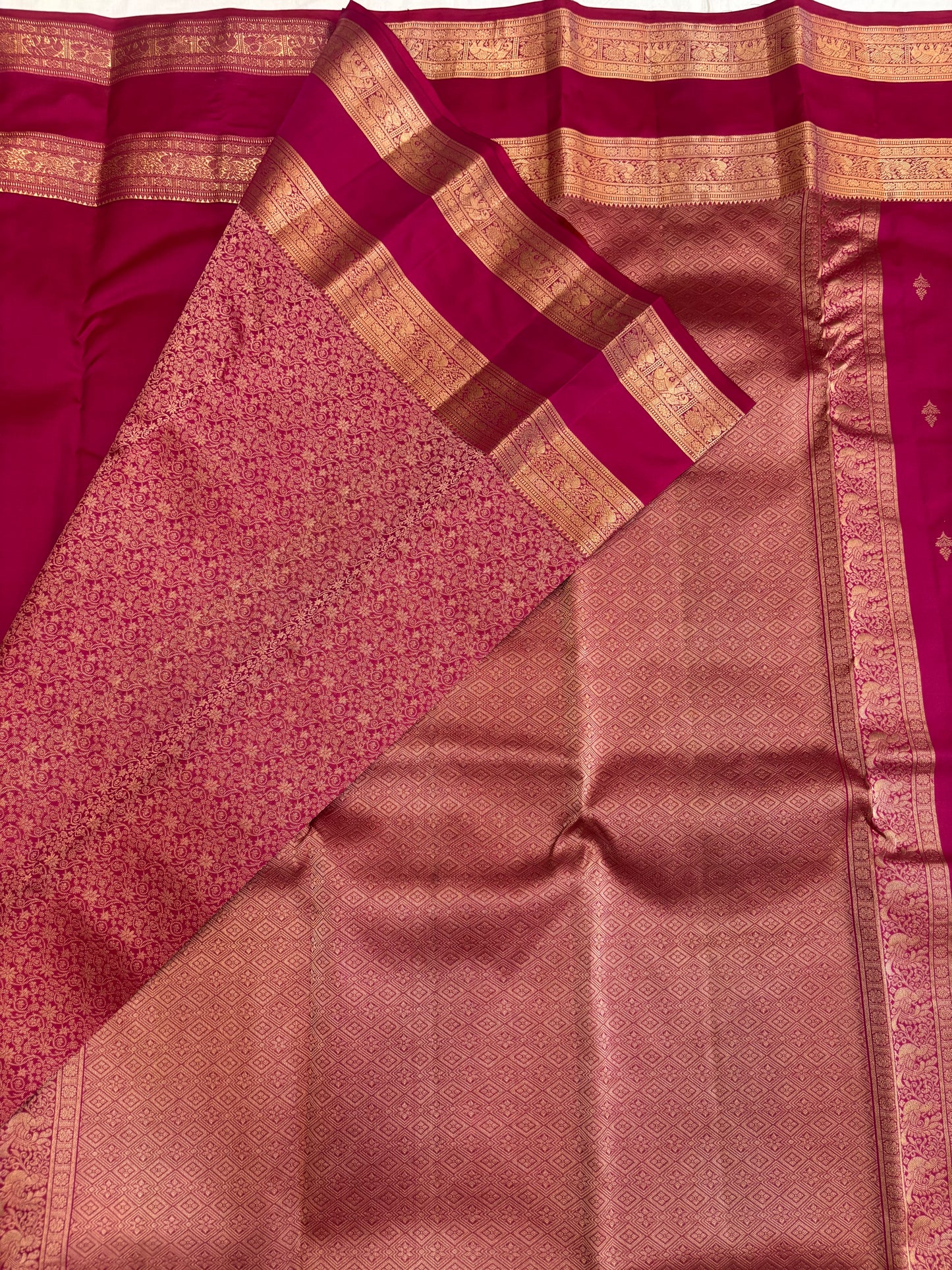 Arnavi pink handloom softsilk saree - Pure silk saree