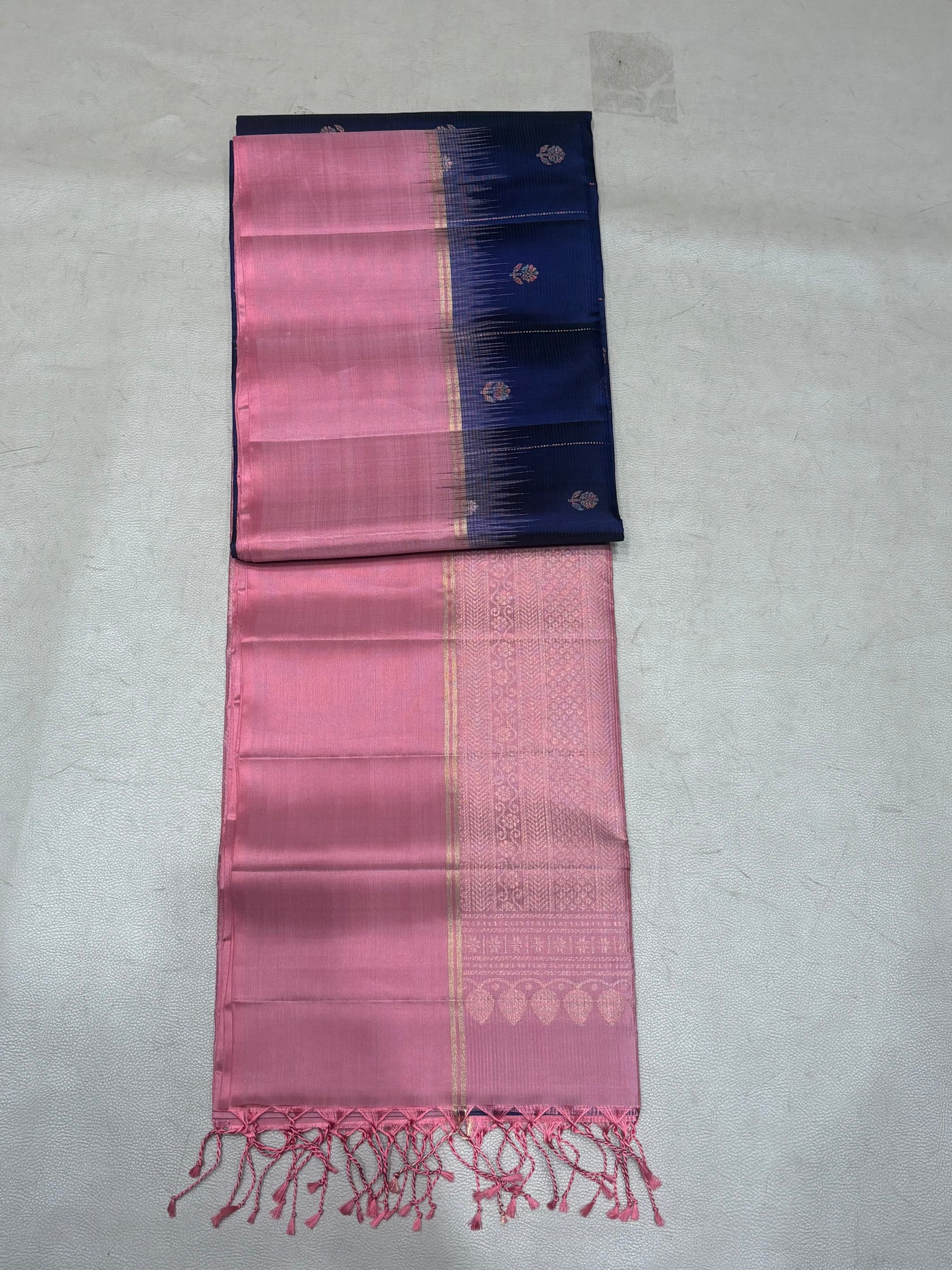 Sharvani handloom softsilk saree - Pure silk saree- contrast color