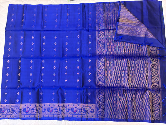 Paithani softsilk saree - self color - Pure silk saree