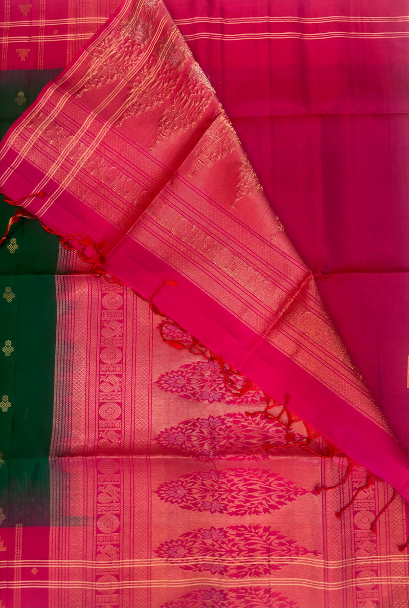 Vizhiyal handloom softsilk saree - Pure silk saree