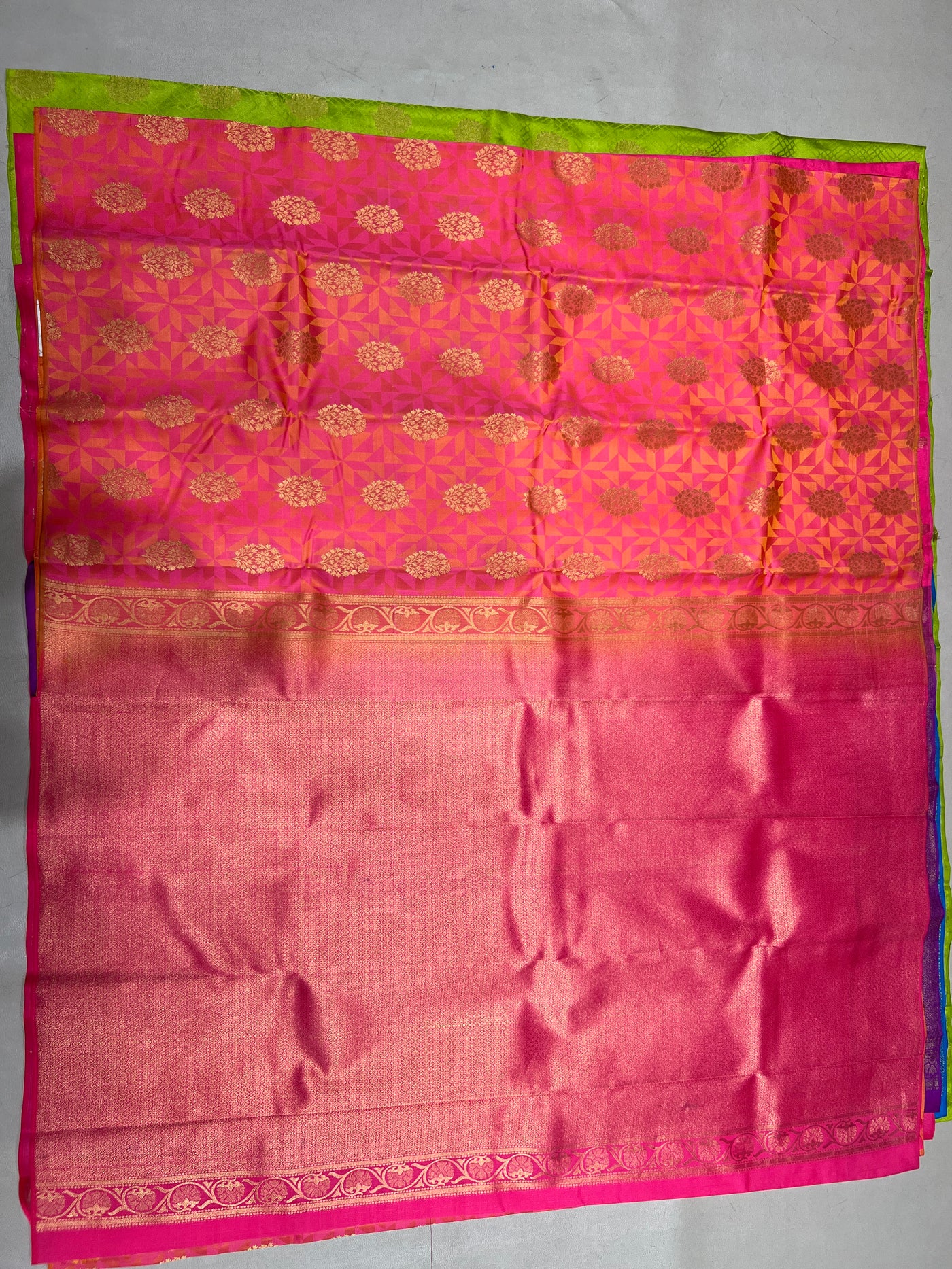 Karni pure mix softsilk saree