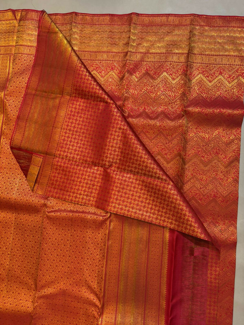 Ashritha Bridal silk saree - Pure silk saree