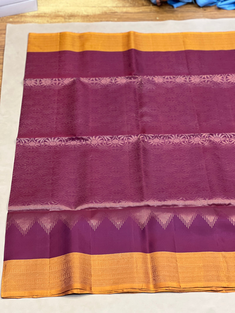 Jamuni all self handloom softsilk saree - Pure silk saree
