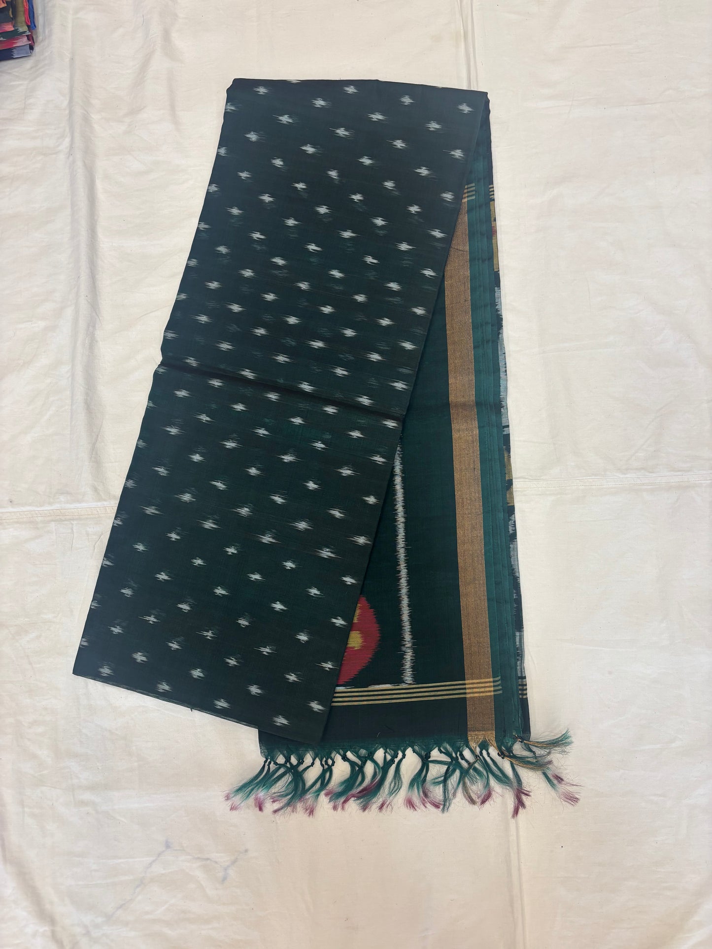 Vidhya handloom Pochampally silk cotton saree