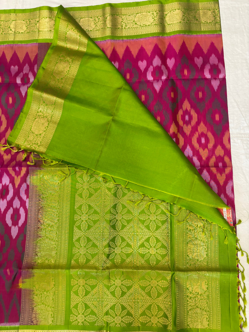 Nitya handloom softsilk saree - Pochampally design