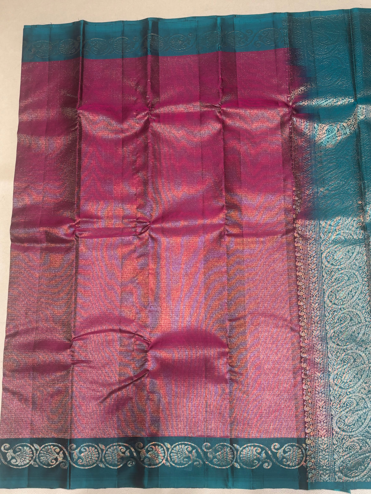 Ambika handloom pure mix soft silk saree