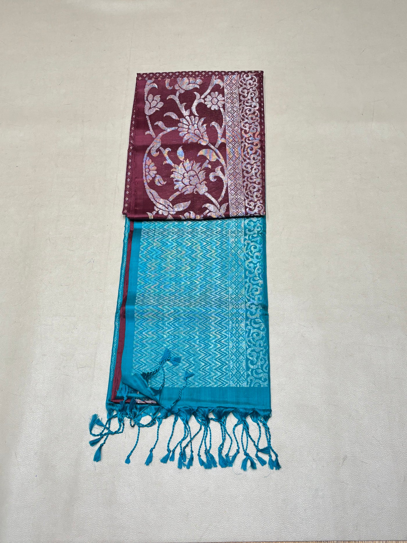 Karunya brocade bridal softsilk saree - Pure silk saree