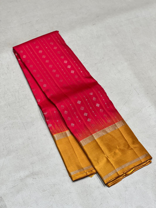 Savithri handloom softsilk saree - Pure silk saree- AV104
