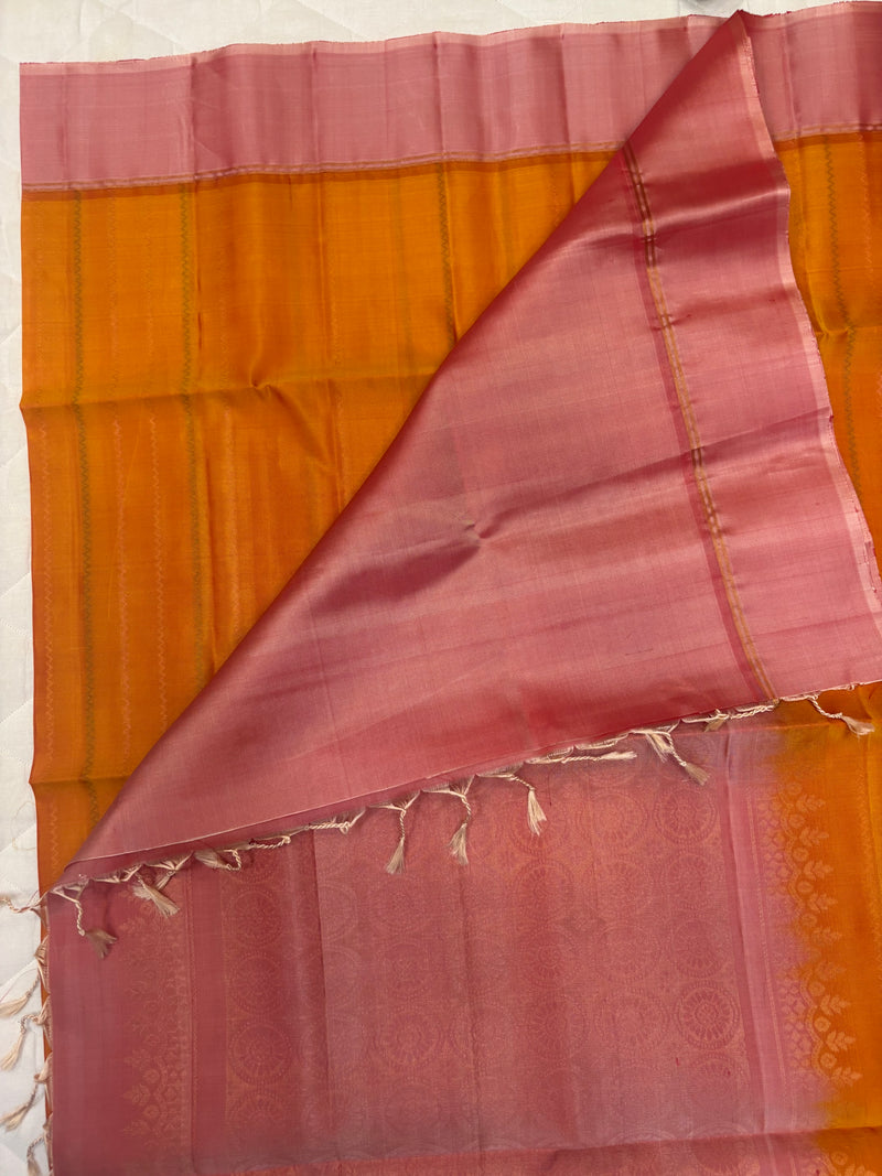 Poonkodi handloom softsilk saree - Pure silk saree-AK1111