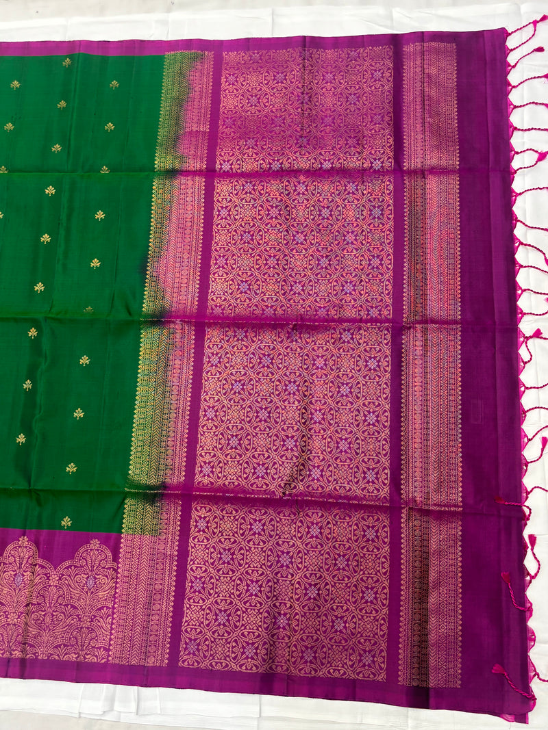 Vidya handloom softsilk saree - Pure silk saree