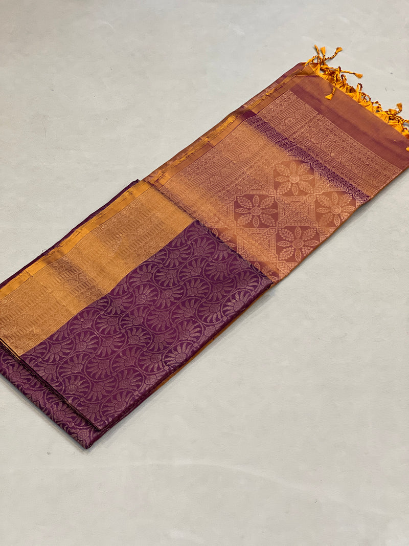 Jamuni all self handloom softsilk saree - Pure silk saree