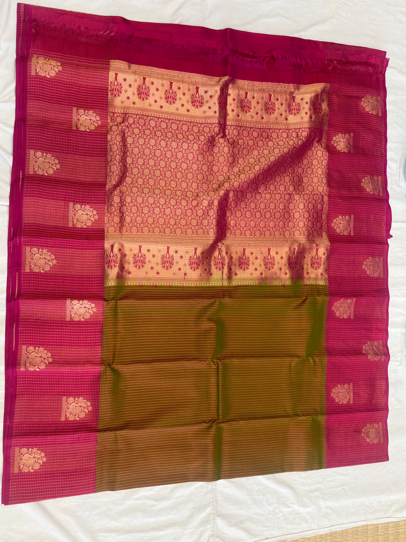 Dhriti handloom softsilk saree- Pure silk saree