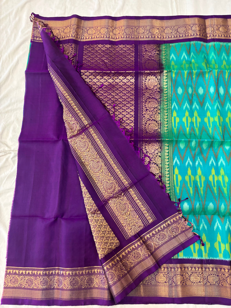 Amala handloom Pochampally Softsilk saree - Pure silk saree