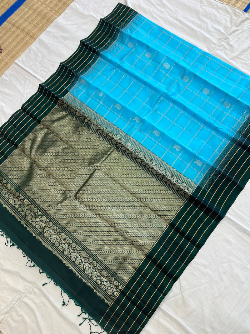 Nilakshi handloom softsilk saree - Pure silk saree