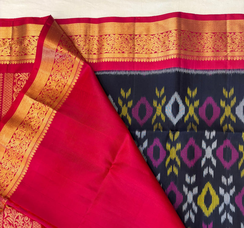 Irava handloom softsilk saree - Pochampally design