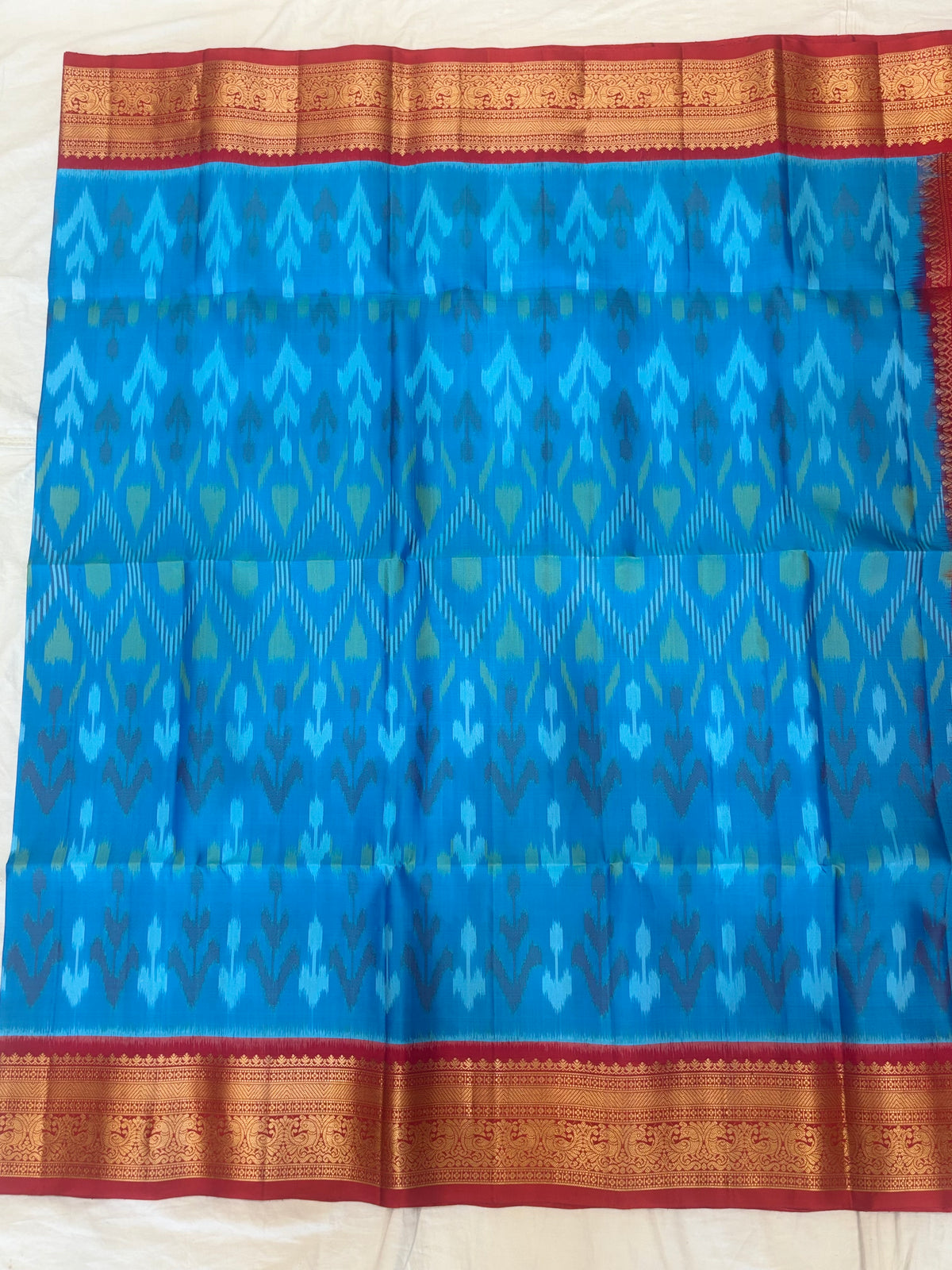 Tanvi handloom softsilk saree - Pochampally design