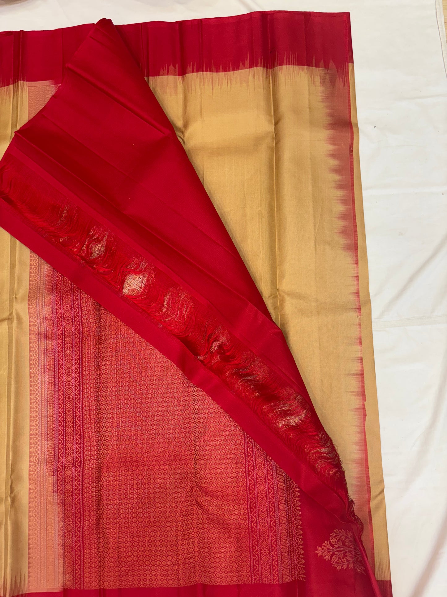 Yuvaa muted gold softsilk saree - Pure silk saree-set13