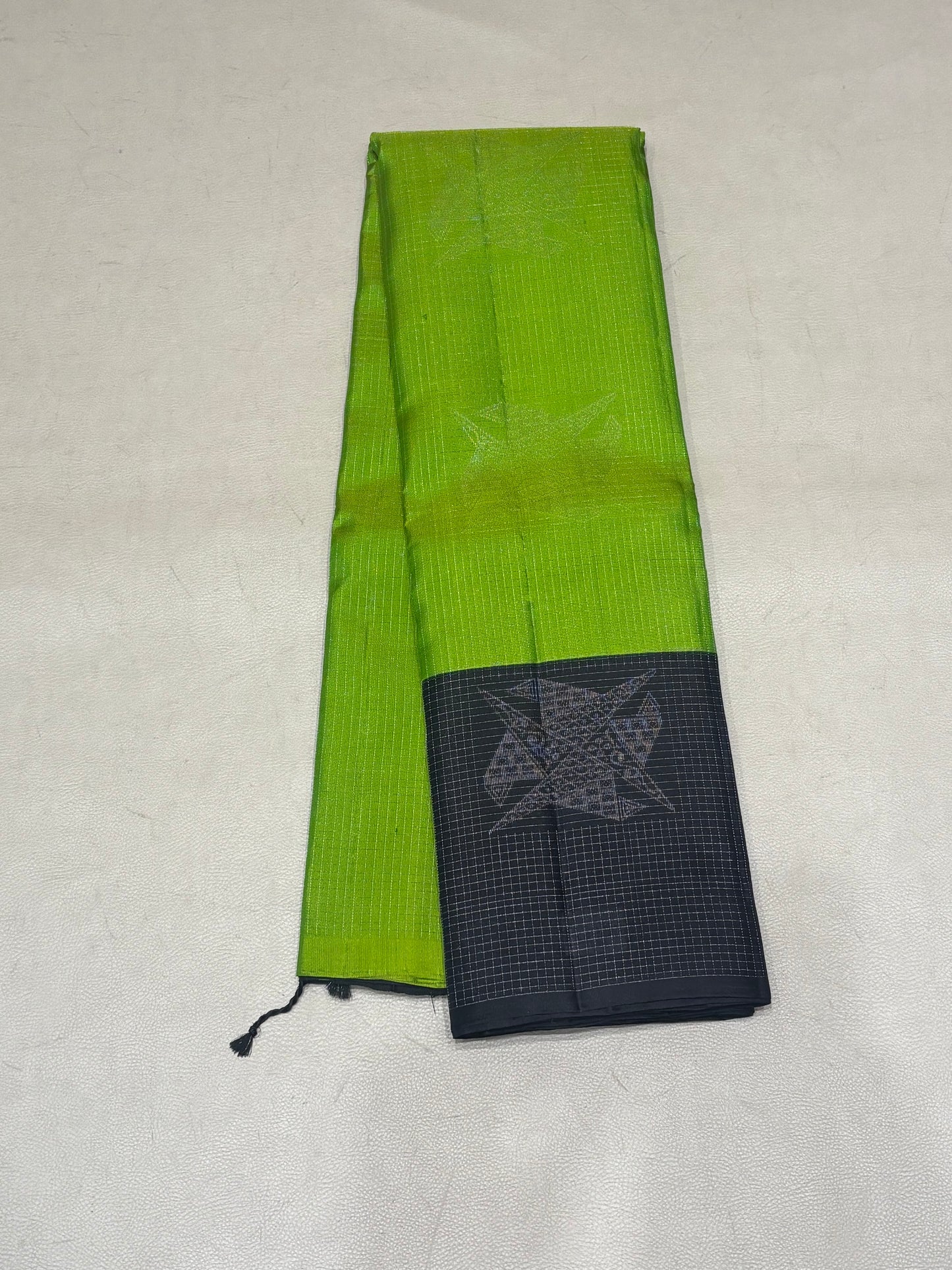 Nethra handloom softsilk saree - Pure silk saree - korvai border- AK1104