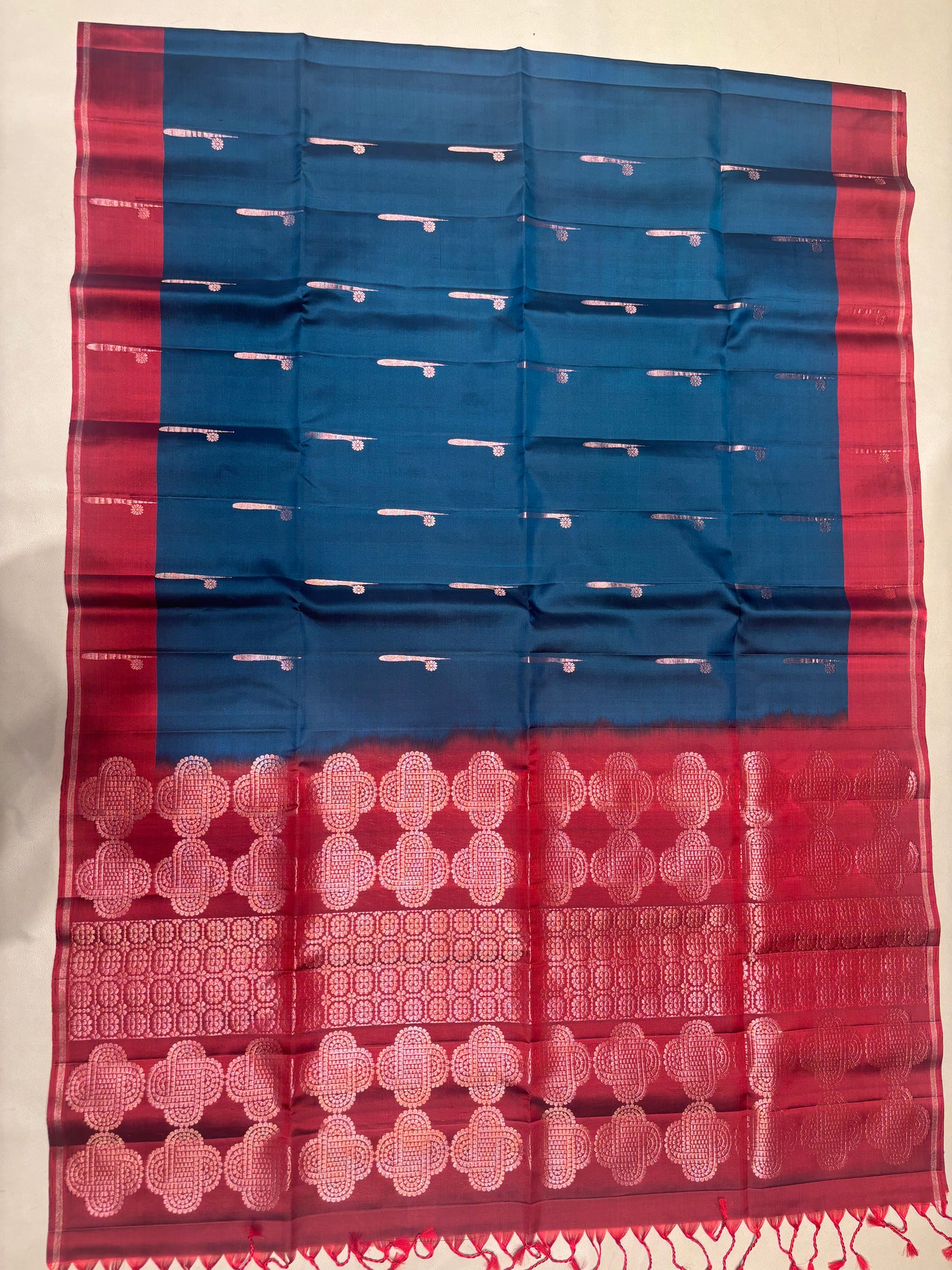 Thenkodi handloom softsilk saree - Pure silk saree-AK1113