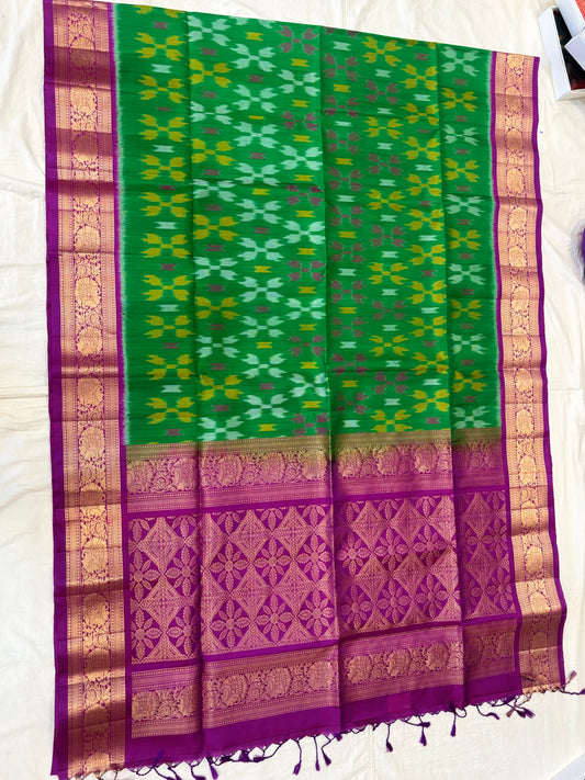 Anvya handloom softsilk saree - Pochampally design