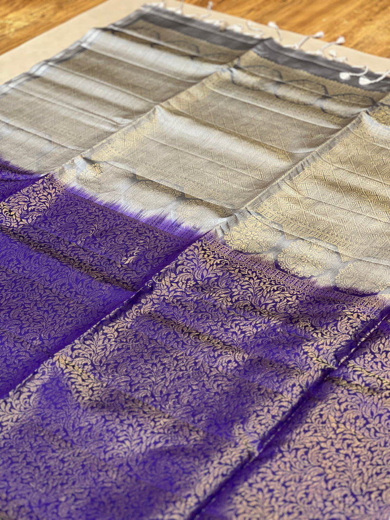 Kumudini all self handloom softsilk saree - Pure silk saree