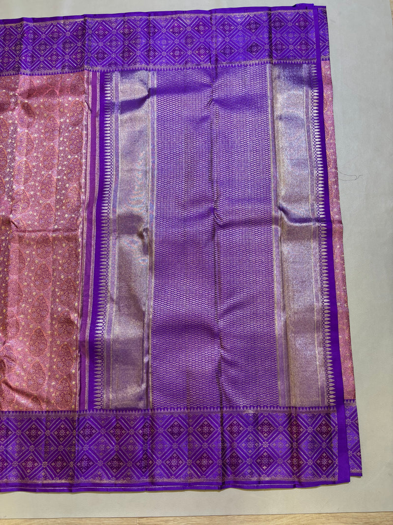 Arunam bridal Kanchipuram silk saree - Pure silk bridal saree