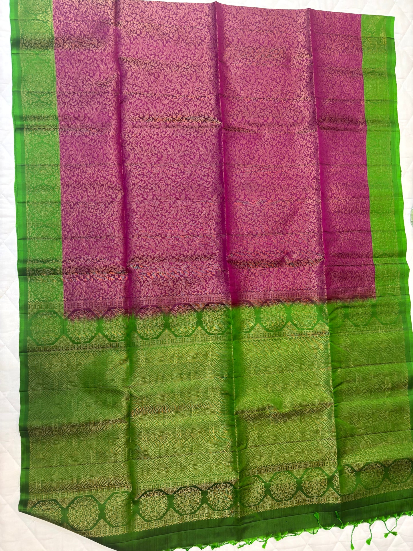 Inbanila handloom softsilk saree - Pure silk saree - all self