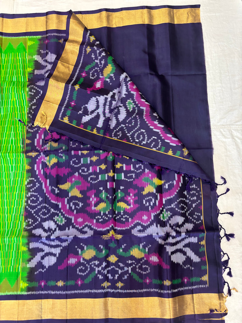 Medha handloom softsilk saree - Pochampally design