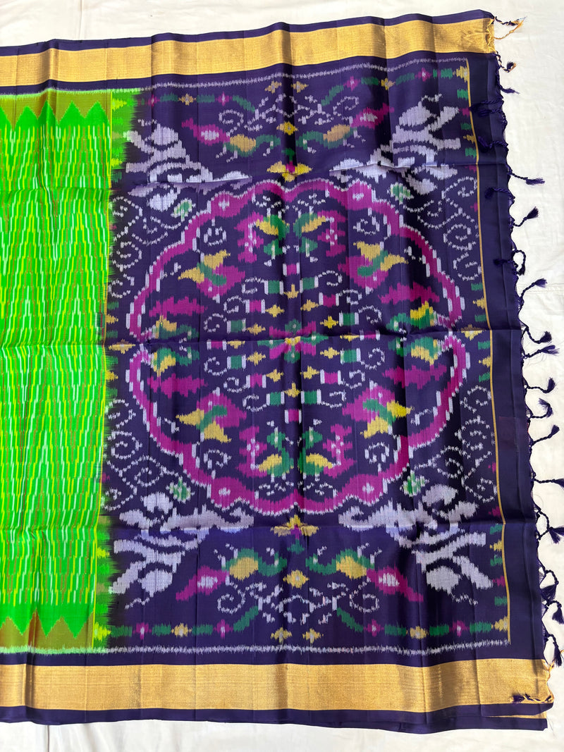 Medha handloom softsilk saree - Pochampally design