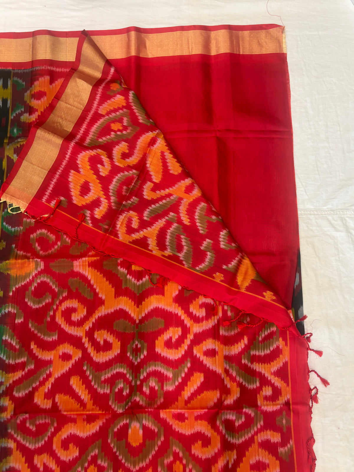 Rishvi handloom softsilk saree - Pochampally design